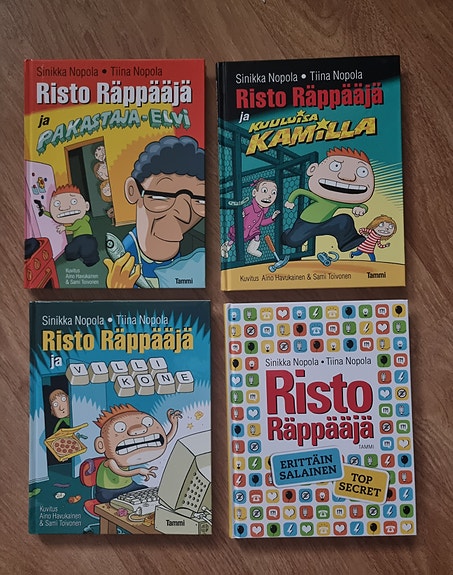 Risto Räppääjä kirjoja