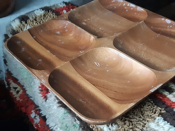 Pentik tiikkinen tarjotin tiikkitarjotin teak tiikki puinen vintage retro