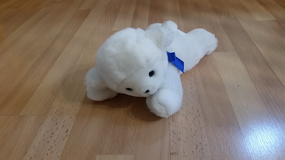 Lambi pehmolelu lammas valkoinen noin 25cm