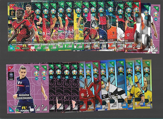 Panini Adrenalyn XL EURO 2020 Kick Off kortit
