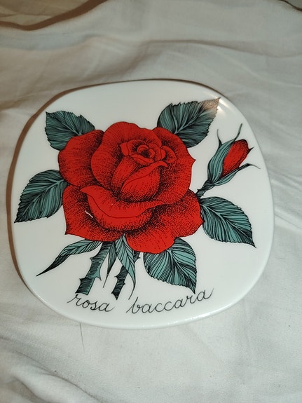 Arabia "Rosa Baccara" seinälautanen