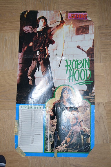 Robin Hood juliste / lukujärjestys