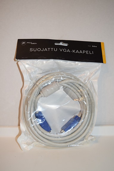fujitech suojattu vga-kaapeli 5m