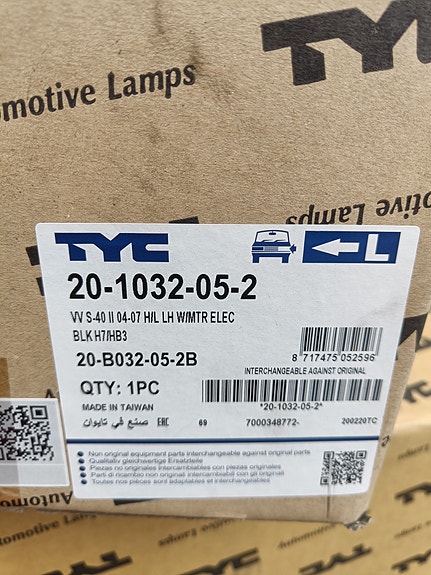 Volvo S40 2004-2007 vasen umpio