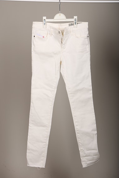 Naisten valkoiset Diesel Skinzee -farkut, koko W29 L30