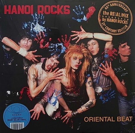 Hanoi Rocks Oriental Beat The Re(al)mix LP Baby Blue SEALED