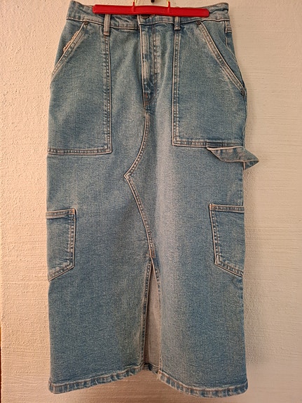 Asos pitkä farkkuhame