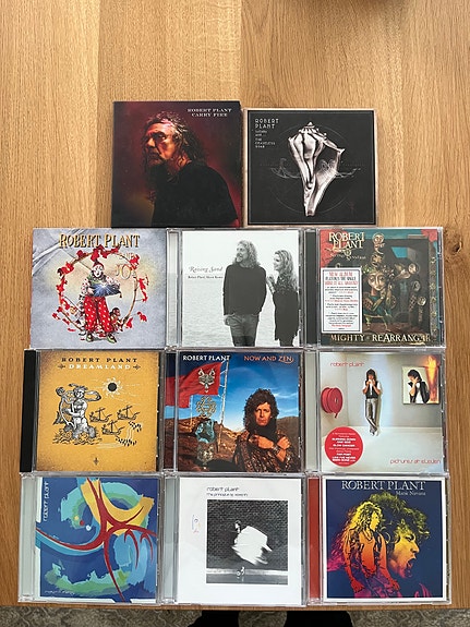 Robert Plant/Jimmy Page/Led Zeppelin CD ja DVD levyjä