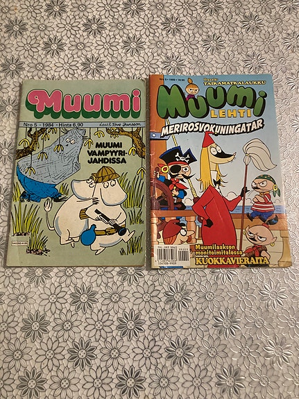 Muumi lehtiä