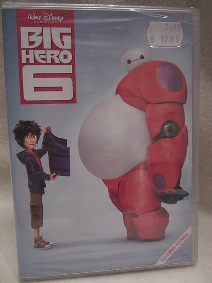 Big Hero 6 dvd uusi