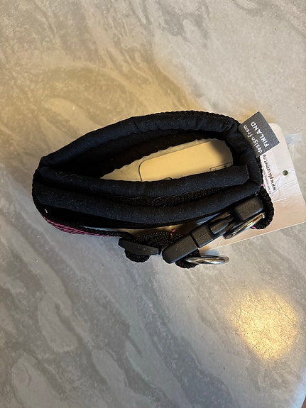 Koiran Kaulapanta 25-32 cm Musta ja Pinkki