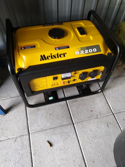 AGGREGAATTI 2,2 KW R2200 MEISTER  (käytetty noin 2 tuntia )