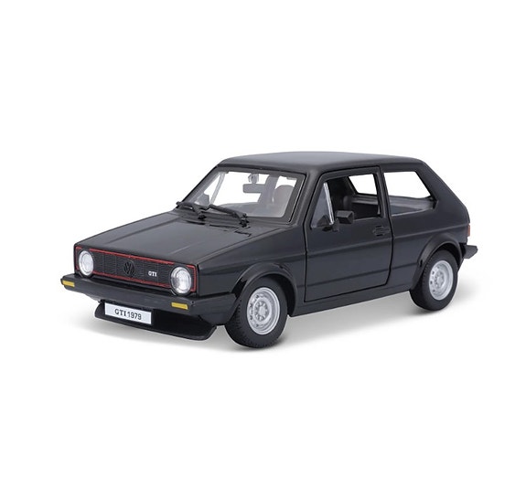 Pienoismalli  Volkswagen Golf GTI MK1 , 1979 musta, 1:24