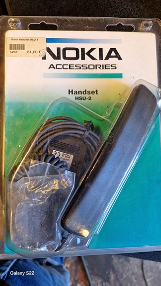 NOKIA Lisävaruste luuri, KÄYTTÄMÄTÖN. ***WINTAGE WINTAGE WINTAGE***