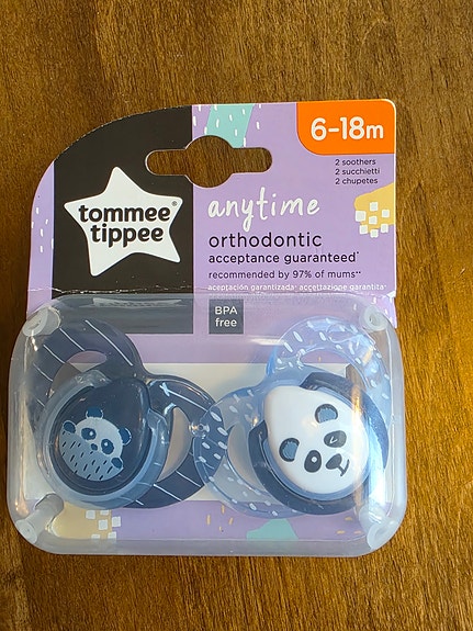 Tommee Tippee Anytime Ortodonttinen Tutti 6-18 kk Sininen ja Valkoinen
