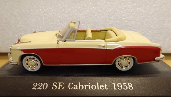Pienoismalli Mercedes 220 SE Cabriolet  1958  1/43