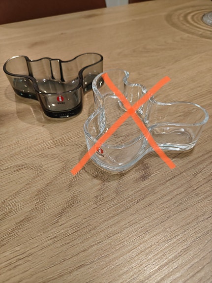 Iittala Aalto pieni malja HARMAA 136 x 40 mm