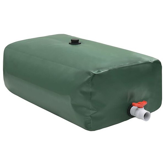 vidaXL Taitettava vesisäiliö hanalla 1000 l PVC(sku156328