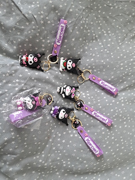 Hello Kitty Kuromi avaimenperä avaimenperät setti