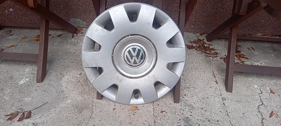 Volkswagen Vanteen vannekapseli 15 tuumaa hopea muovi