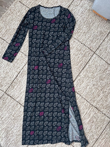 Marimekko musta maximekko S