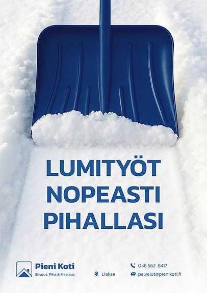 Lumenluonti Lieksassa – edullisesti ja nopeasti!