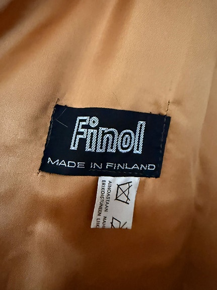 Finol Ruskea Naisten mokkatakki S