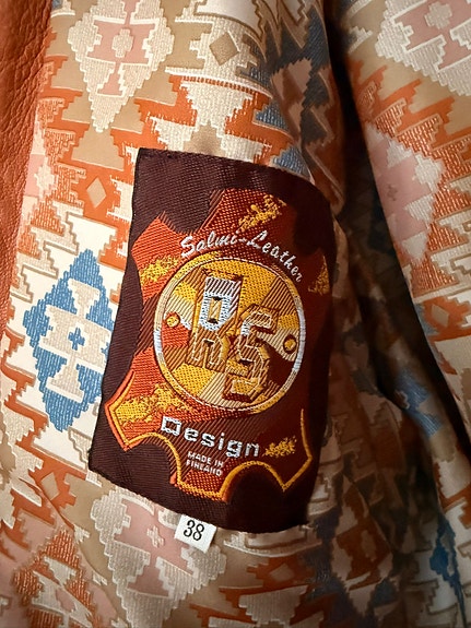 Salmi-Leather Design Ruskea Naisten Nahkatakki M