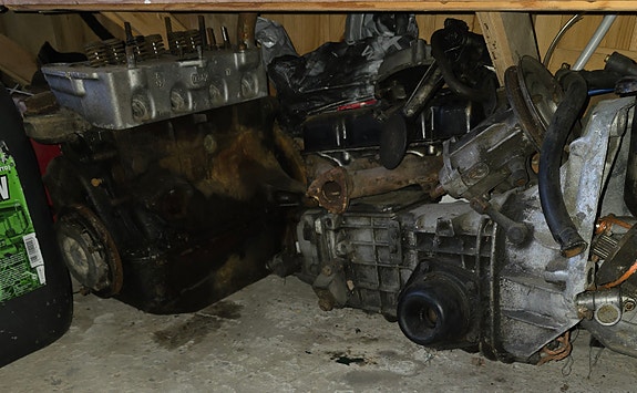 Fiat 600 moottori ja vaihdelaatikko