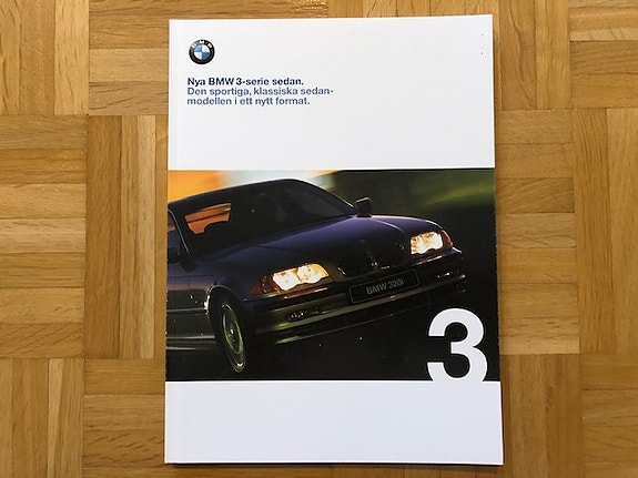 Esite BMW E46 3-sarja vuodelta 1998