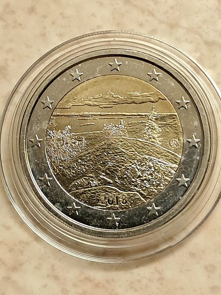 SUOMI 2018 2 €-Kansallismaisemat KOLI ; UUSI