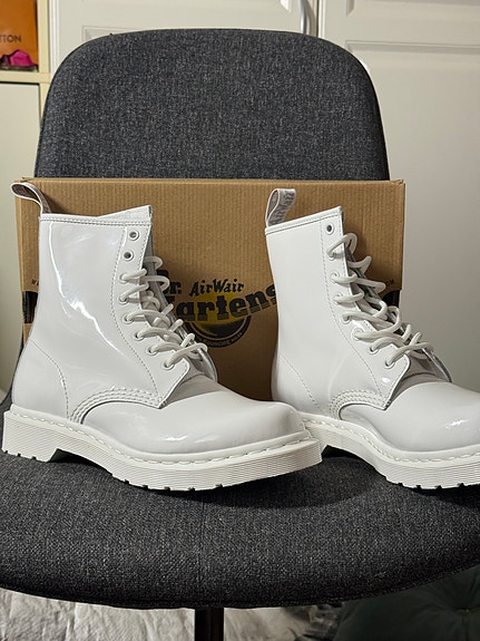 Dr. Martens 1460 Mono Saappaat Valkoinen Koko 40