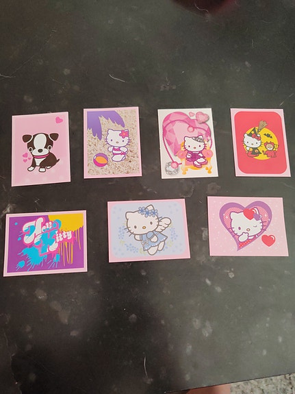Hello Kitty keräily tarrat 7kpl