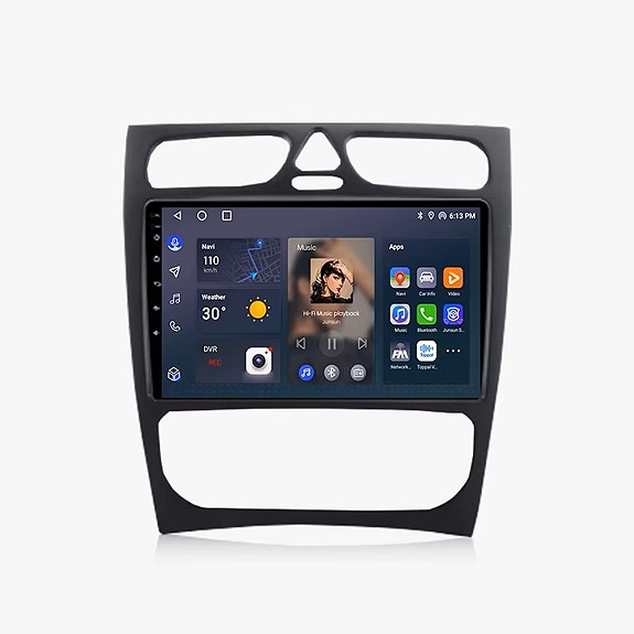 Android soitin Mercedes Benz C-sarja 2000-2005