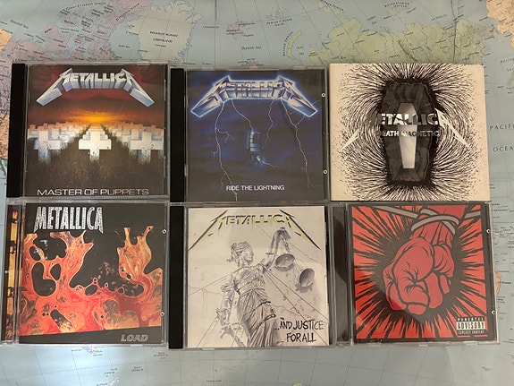 Metallica CD-levyjä