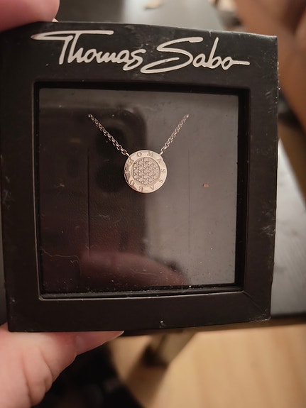 Käyttämätön hopea Thomas Sabo pavé kaulakoru