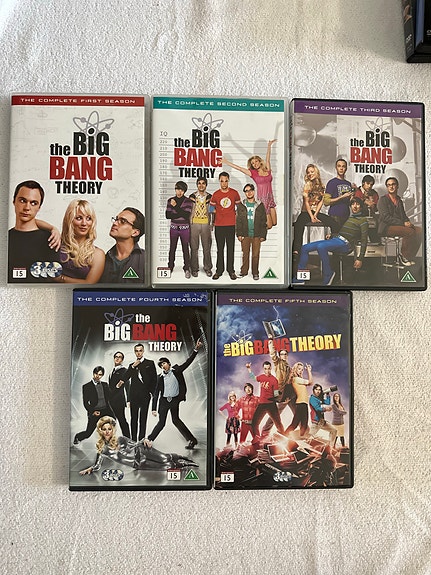 The Big Bang theory 1-5 seasons