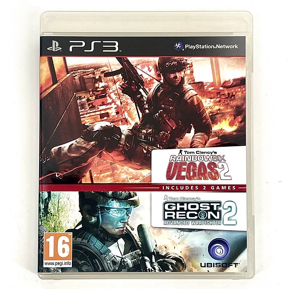 Tom Clancys Rainbox Vegas 2 & Ghost Recon 2 Advanced Warfighter CIB Ps3