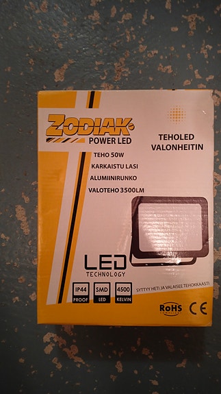 Zodiak 50w Led valonheitin