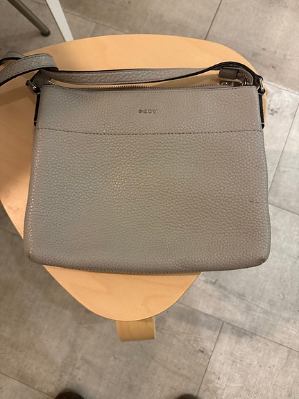 DKNY Nahka Olkalaukku Naiset Harmaa