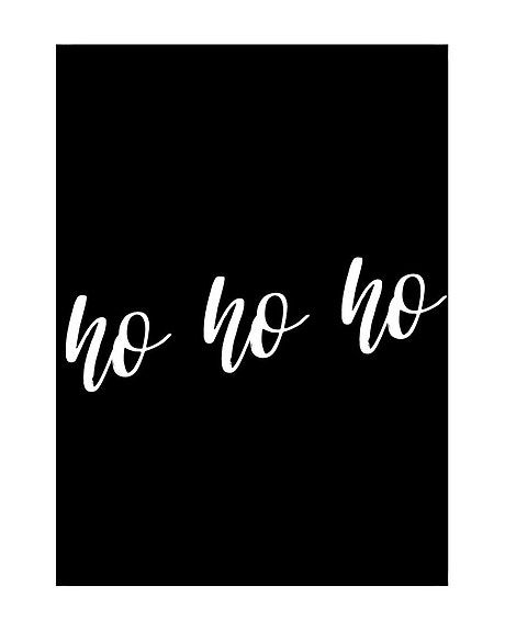Kortti: ”ho ho ho”