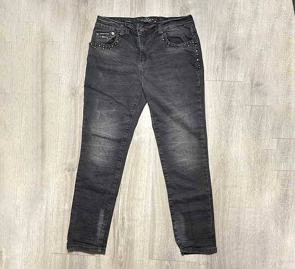 Philipp Pleinin farkut, koko W28, suora istuvuus, kulutetut 28