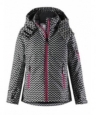 Reimatec® winter jacket, Glow Black,140 cm