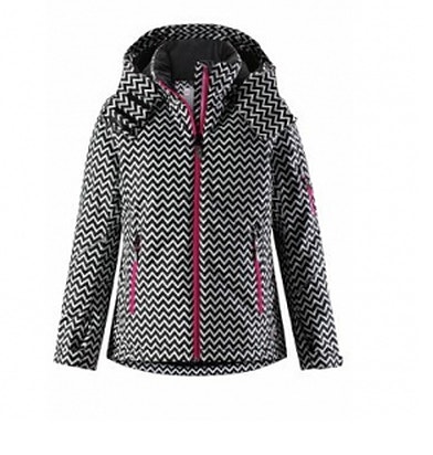 Reimatec® winter jacket, Glow Black,146 cm