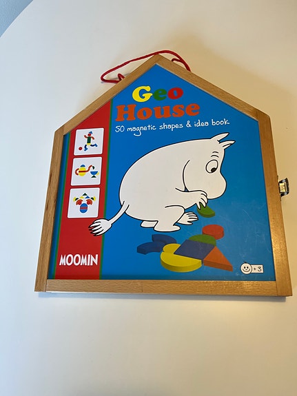 Muumi GeoHouse peli + Jääkaappimagneetit