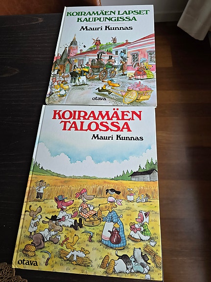 Koiramäen talossa ja Koiramäen lapset kaupungissa kirjat