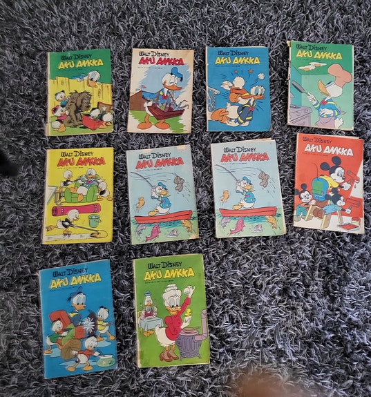 Aku ankka lehdet 1961 (11 kpl)