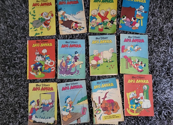 Aku ankka lehdet 1964-1965 (13 kpl)