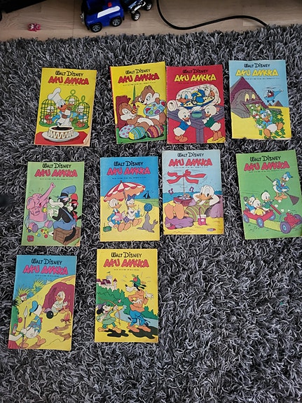 Aku ankka lehdet 1968 (6 kpl)