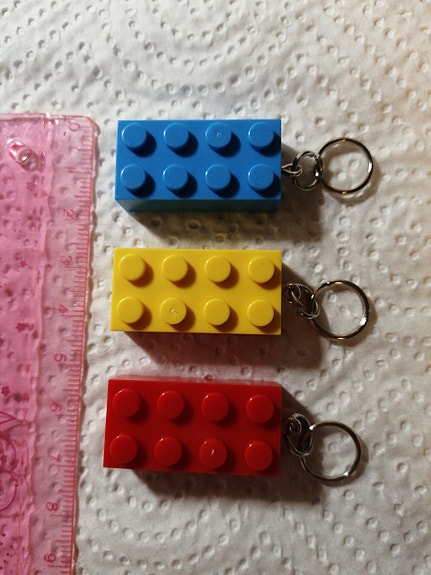 Lego avaimenperät 3kpl päävärit